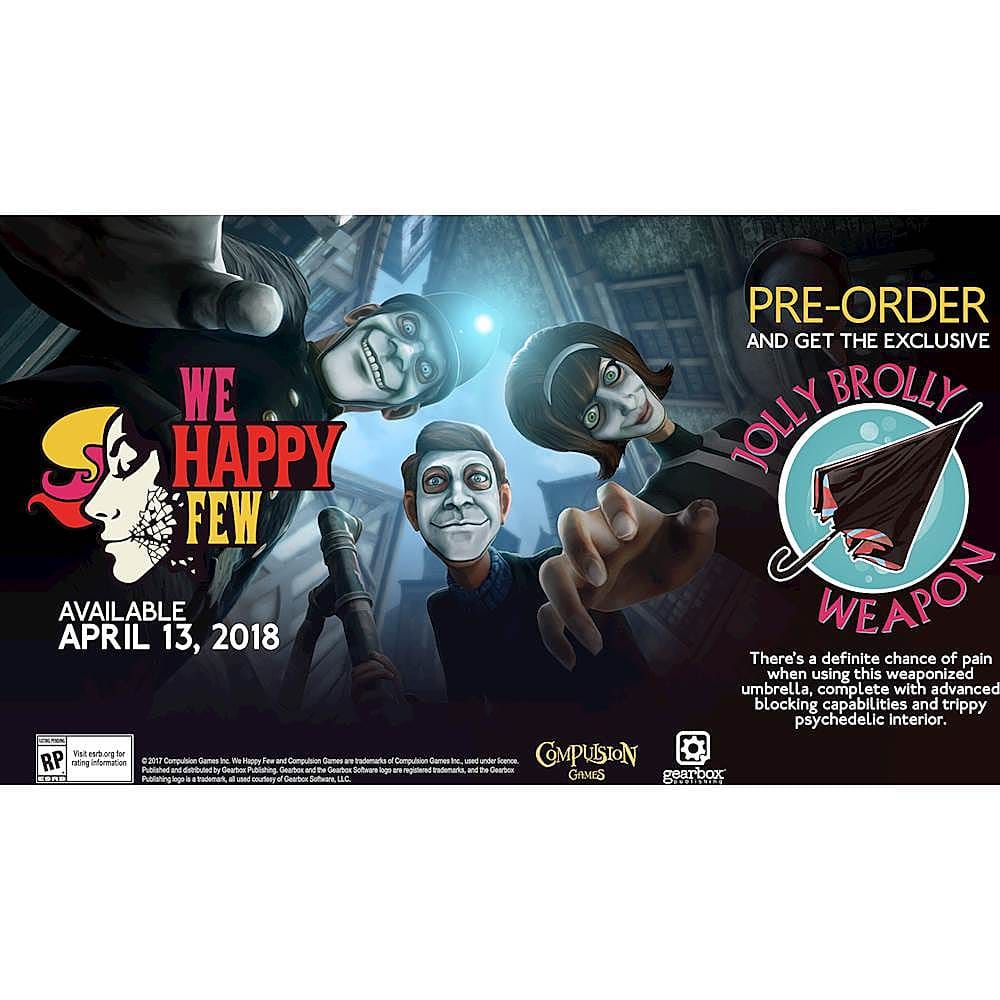 Alt View 11. Gearbox Publishing - We Happy Few.