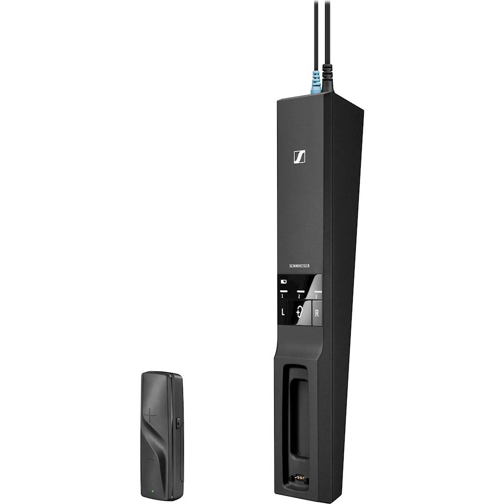 Left View: Sennheiser - Flex 5000 Digital Wireless Headphone for TV Listening - Black