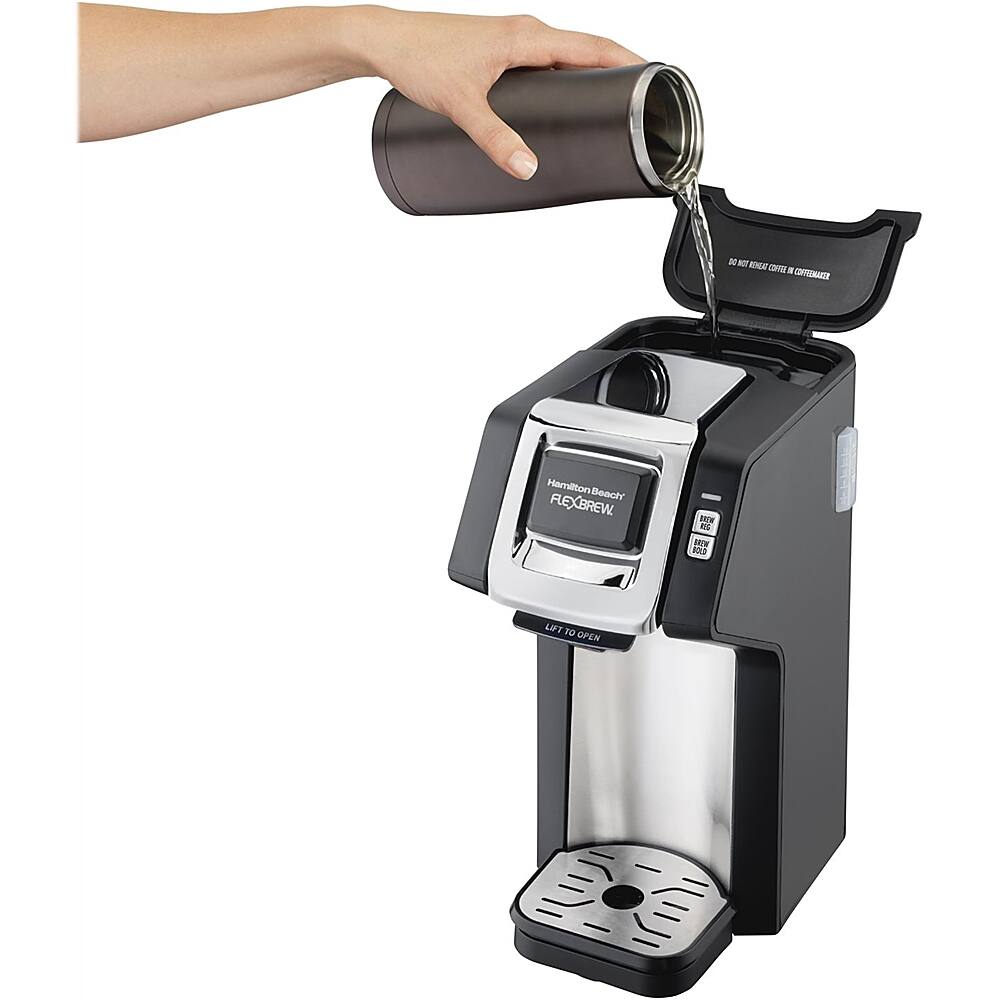 Alt View Zoom 13. Hamilton Beach - FlexBrew Single Serve Coffee Maker - Black.