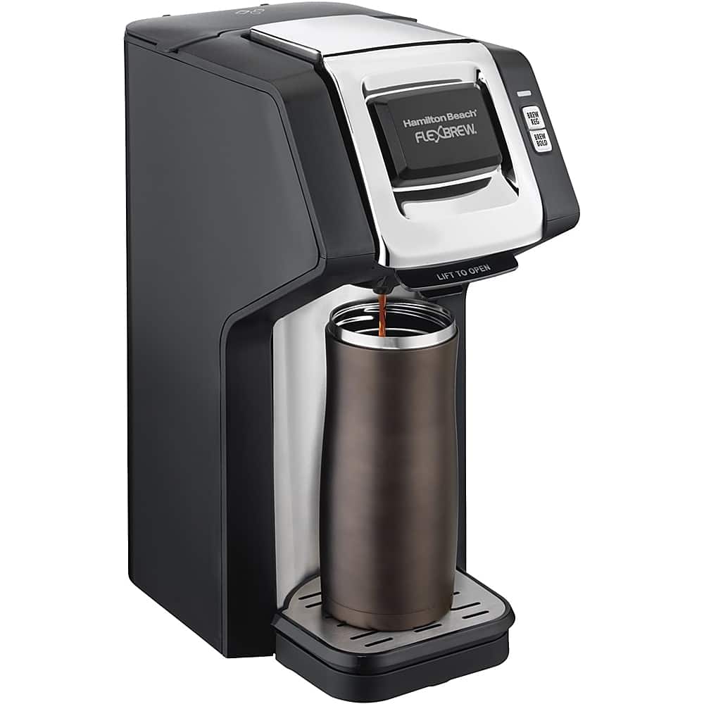 Left Zoom. Hamilton Beach - FlexBrew Single Serve Coffee Maker - Black.