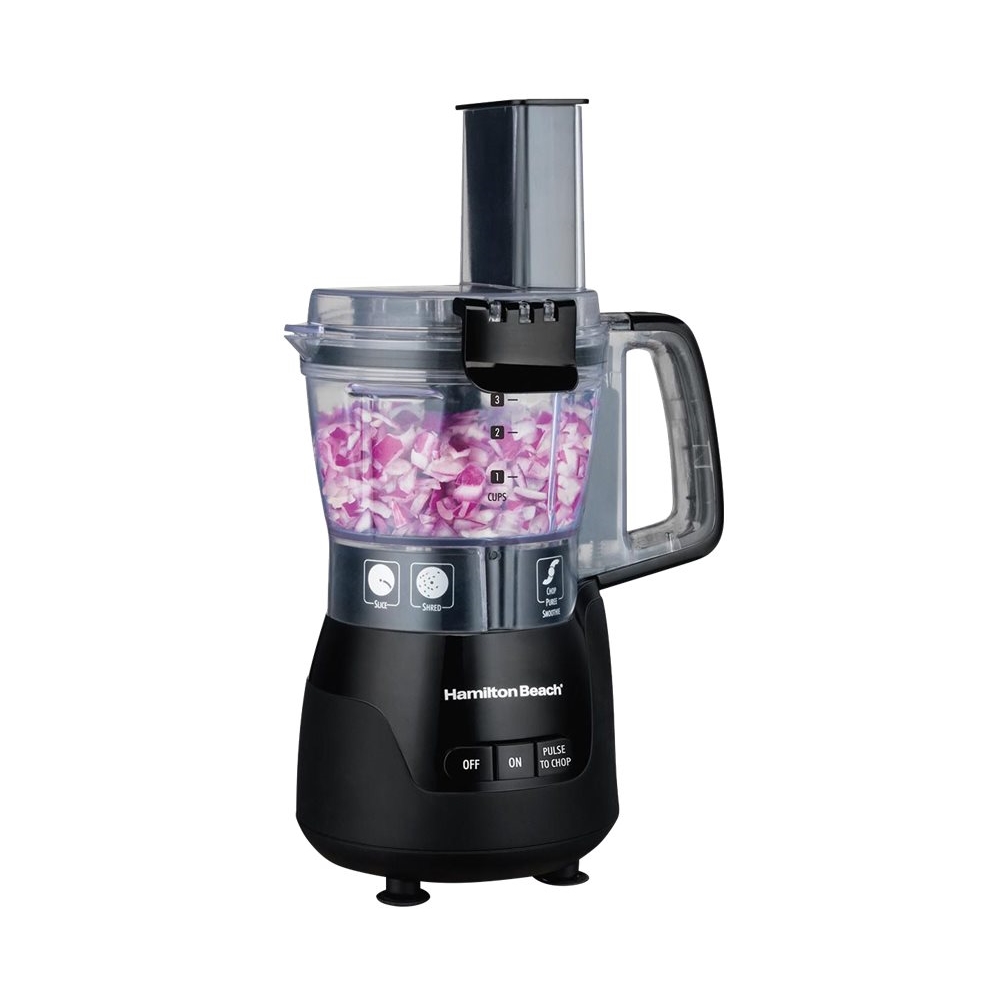 Hamilton Beach Stack & Snap 10-Cup Black Food Processor with Big Mouth -  Power Townsend Company