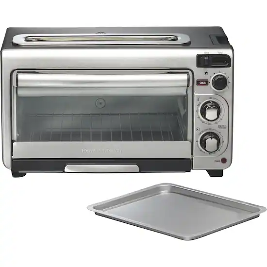 Hamilton Beach 2 Slice Toaster Oven Stainless Steel 31156 Best Buy