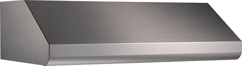 Angle View: Zephyr - Core Collection Monsoon Mini 34" Convertible Range Hood - Stainless steel