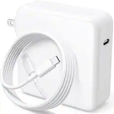 Front. Core Tech - 120W USB-C Fast Charger for MacBook Pro, MacBook Air, iPad Pro, Samsung Galaxy and USB-C Devices - White.