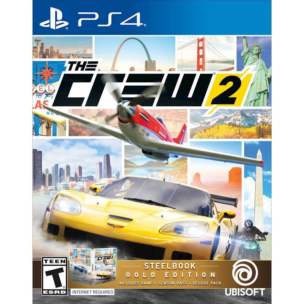 The Crew 2 Gold Edition SteelBook PlayStation 4  - Best Buy