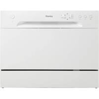 Danby - 22" Front Control Countertop Dishwasher with Stainless Steel Tub - White - Front_Standard