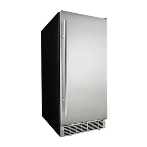 Best Buy Silhouette Professional 15" 32Lb. BuiltIn Icemaker Silver