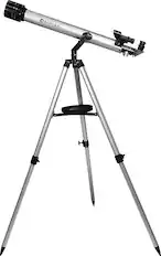 Angle. Barska - Starwatcher 800mm Refractor Telescope - Metallic Silver.