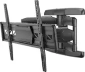 Left. Insignia™ - Full-Motion Wall Mount for 47" - 90" TVs up to 130 lbs. - Extends 25.2” - Black.