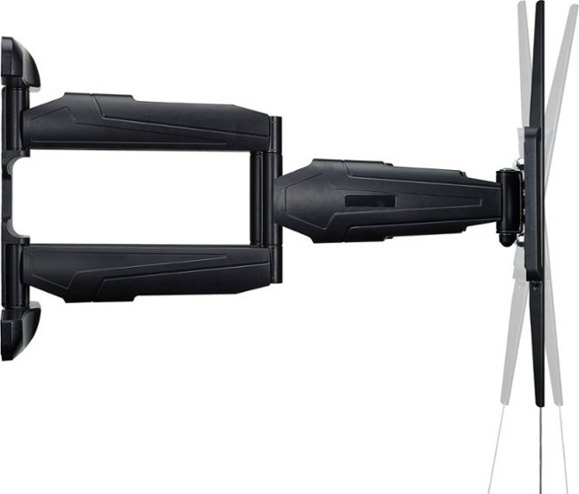 Insignia™ - Full-Motion Wall Mount for 47" - 90" TVs up to 130 lbs. - Extends 25.2” - Black_3