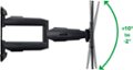 Alt View Zoom 14. Insignia™ - Full-Motion Wall Mount for 47" - 90" TVs up to 130 lbs. - Extends 25.2” - Black.