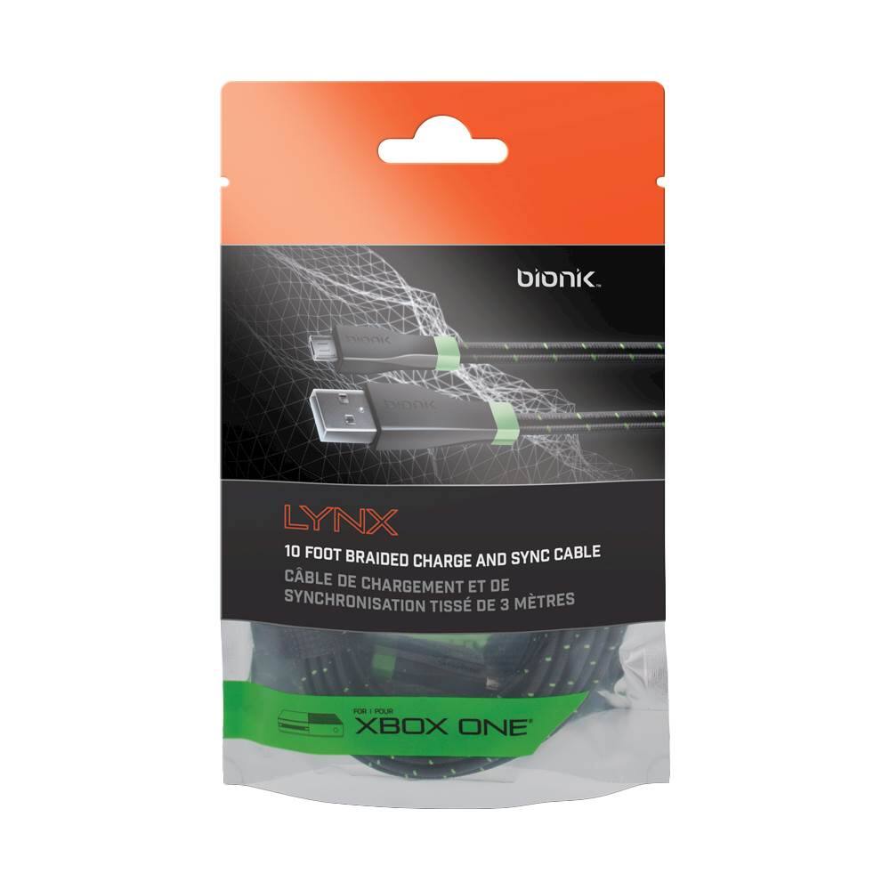 Alt View 11. Bionik - LYNX 10' USB-to-Micro USB Charge-and-Sync Cable - Green/Black.