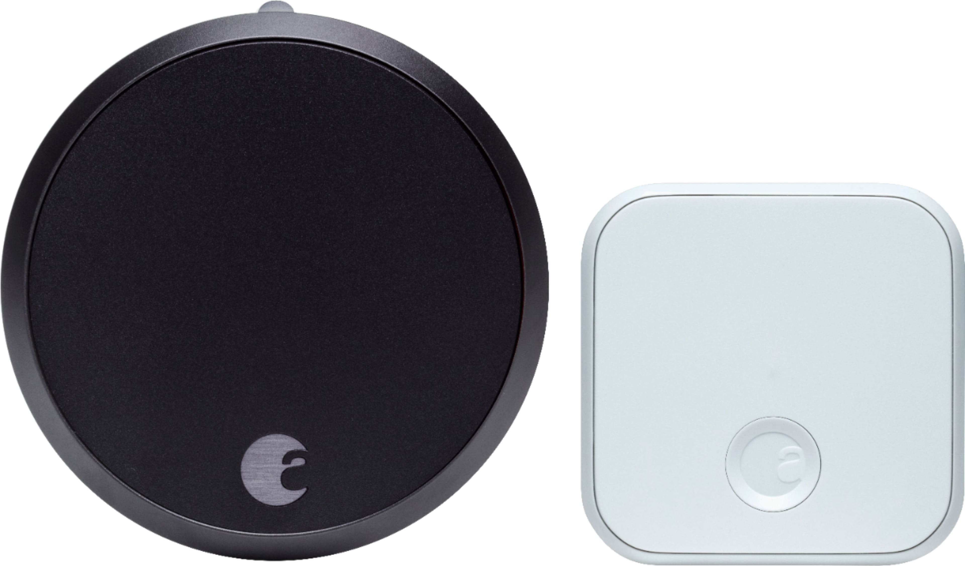 Best Buy: August Smart Lock Pro + Connect Dark gray AUG-SL03-C02-G03