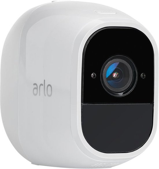 Arlo Pro 2 Indoor/Outdoor 1080p WiFi WireFree Security Camera White VMC4030P Best Buy