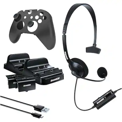Front. dreamGEAR - Wired Gaming Headset for Xbox One - Black.