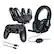 Front. dreamGEAR - GAMER'S KIT Controller for Sony PlayStation 4 - Black.