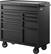 Left. Insignia™ - 41-in.10-Drawer Rolling Tool Cabinet - Black.