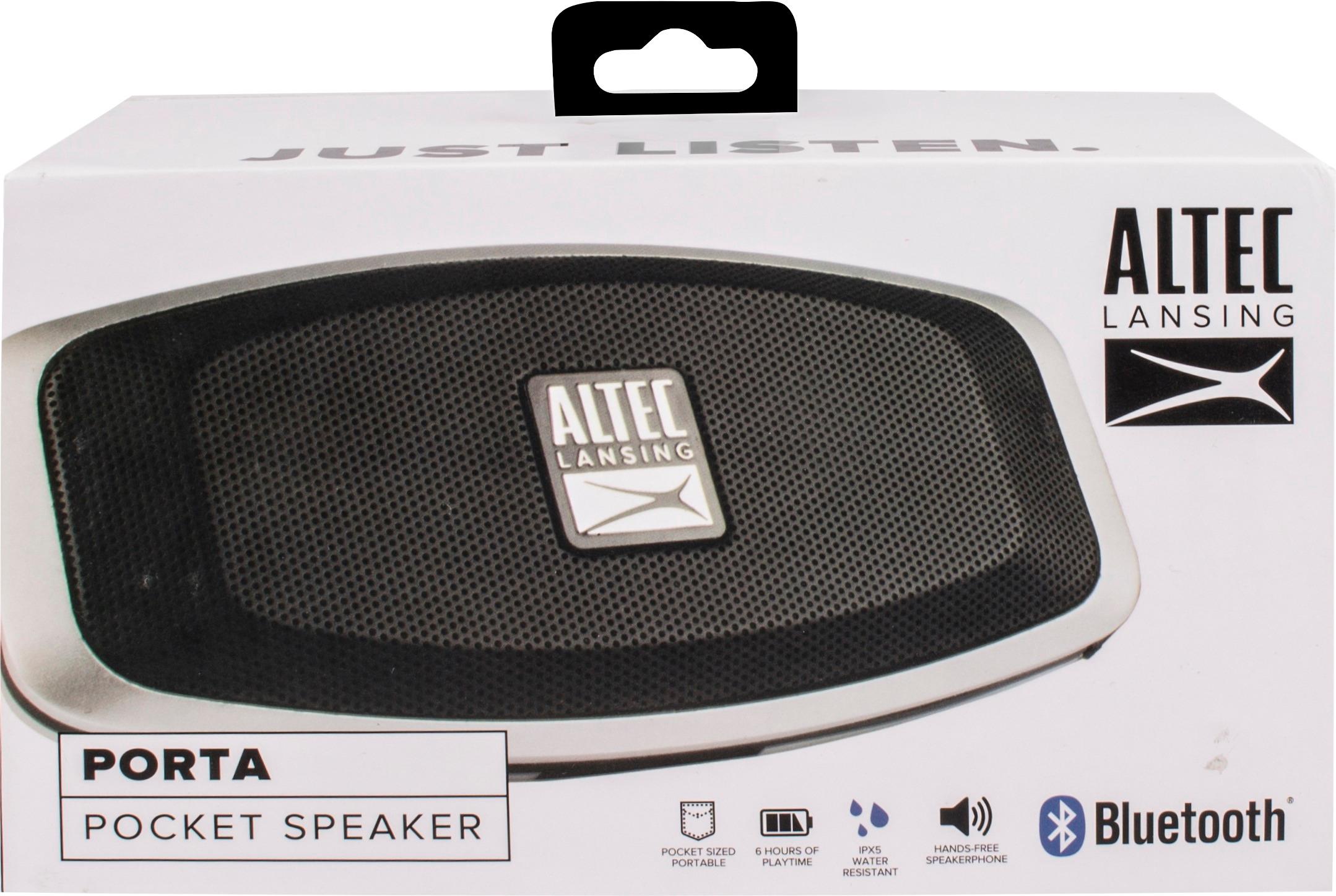 altec lansing bluetooth pocket speaker