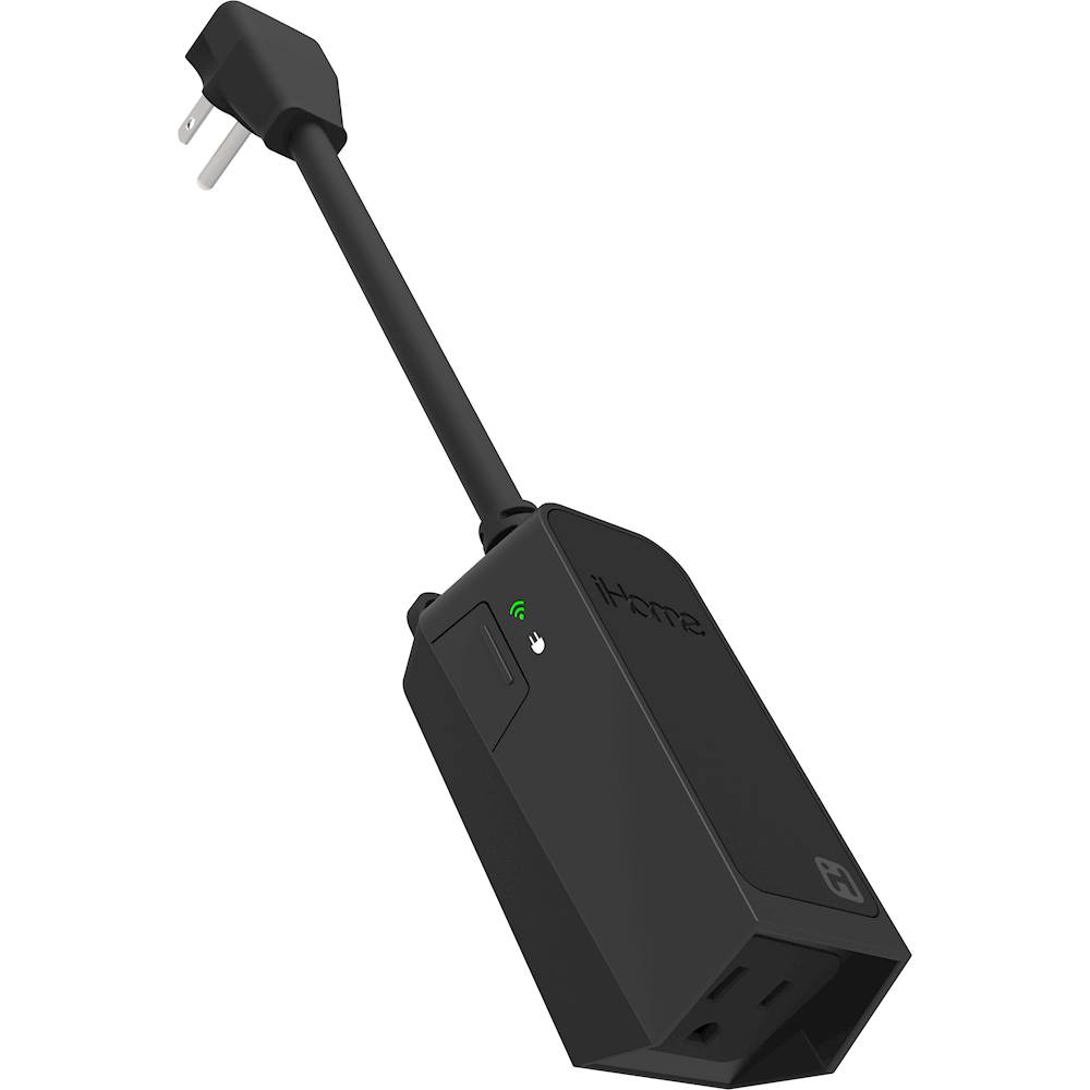 iHome Flow Smart Outdoor WiFi Plug, Weatherproof, 2 Individually