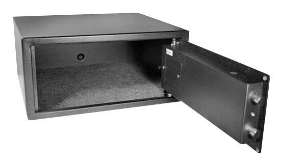 Alt View 11. Barska - Biometric Fingerprint Security Home Safe Box 0.79 Cu Ft - Black.