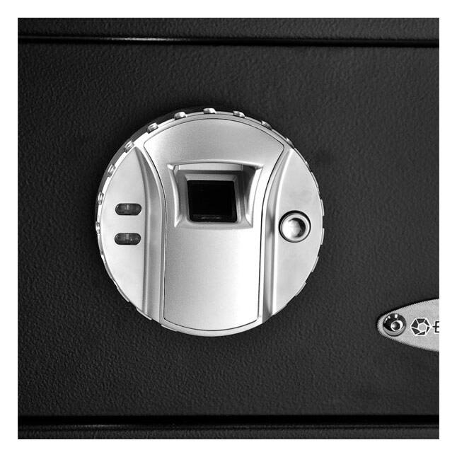 Alt View 12. Barska - Biometric Fingerprint Security Home Safe Box 0.79 Cu Ft - Black.