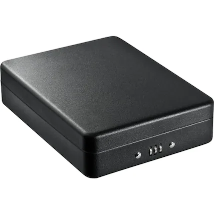 Angle. Barska - Combination Compact Gun Safe - Black Matte.