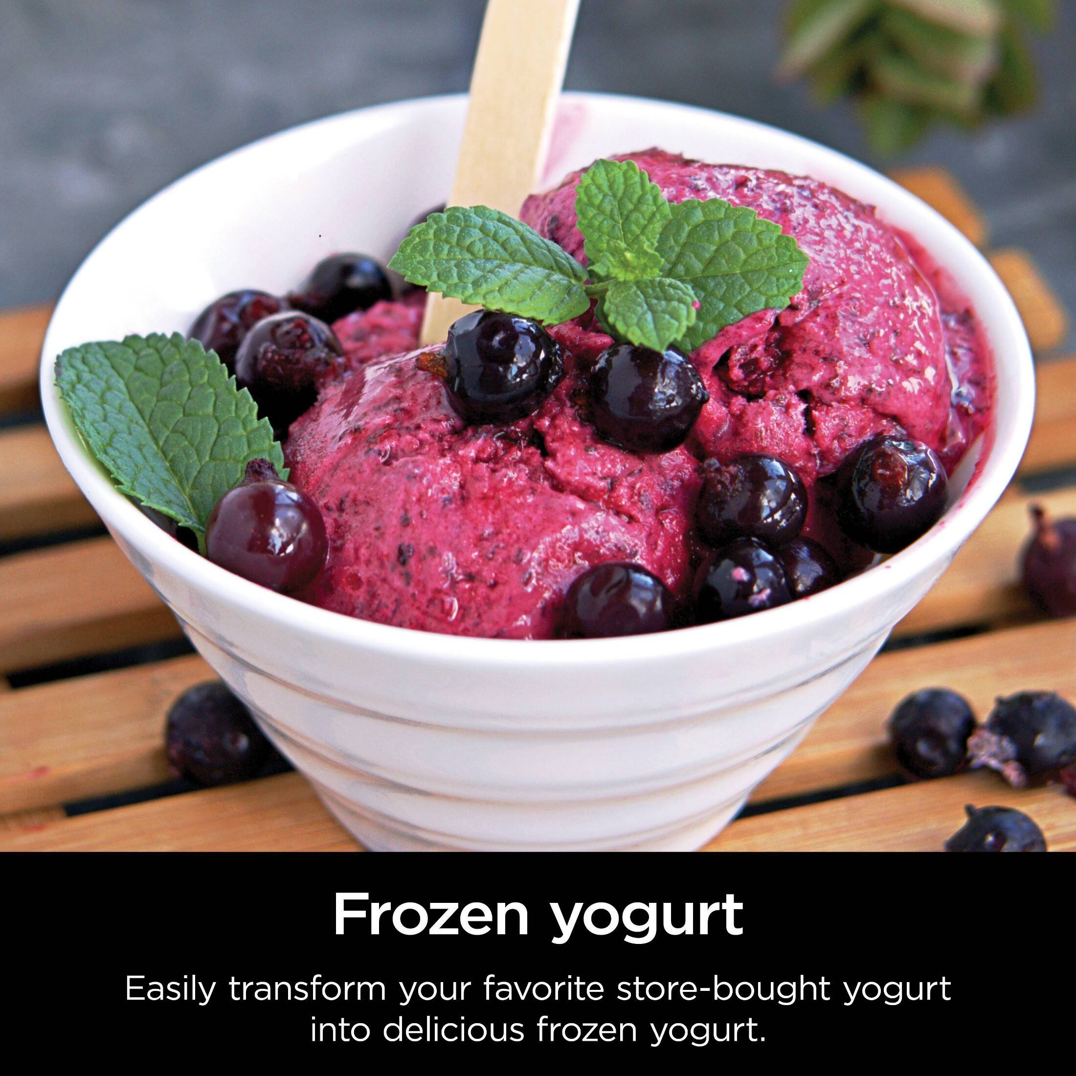 Frozen yogurt Easily transform your favorite store-bought yogurt into delicious frozen yogurt.