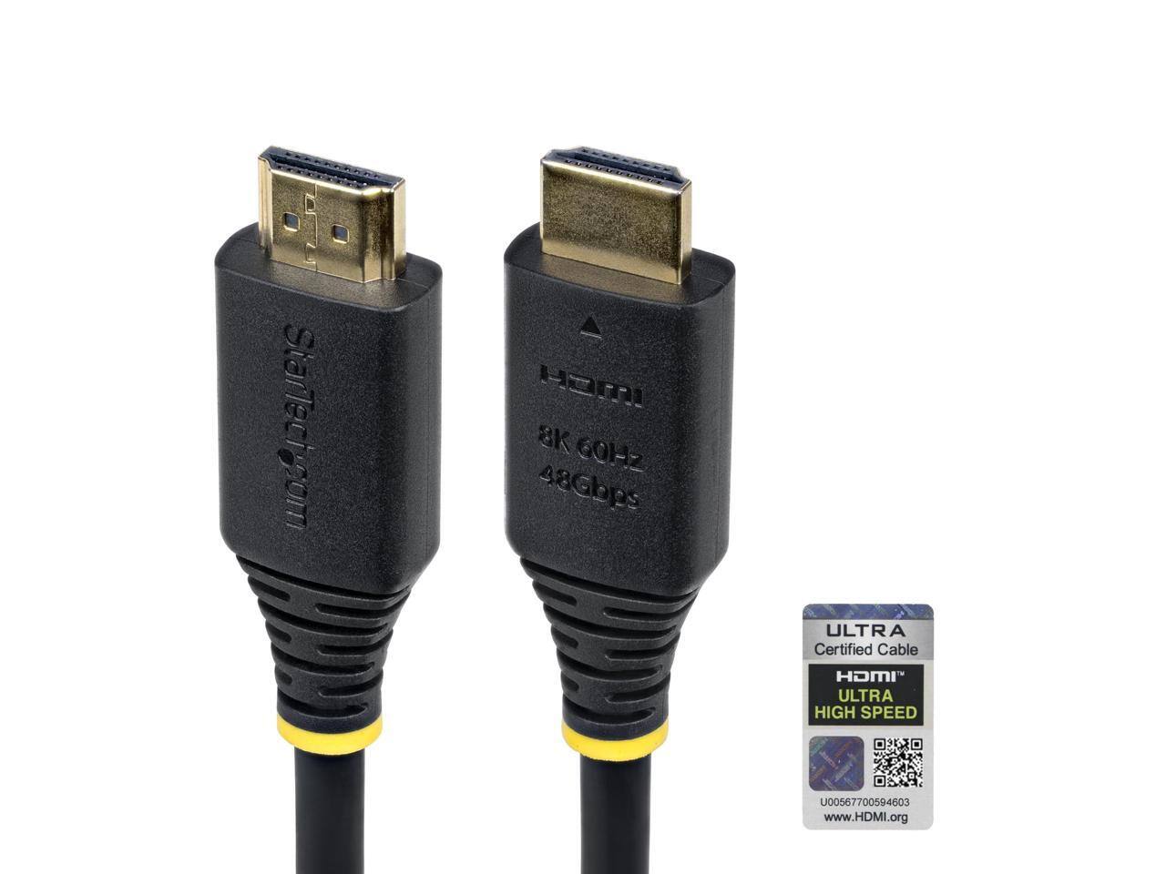 Starlect.com HDMI 8K 60Hz 48Gbps ULTRA Certified Cable HOMI ULTRA HIGH SPEED U00567700594603 www.HDMI.org