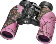 Angle. Barska - Crossover Mossy Oak Winter 8 x 30 Binoculars - Pink.