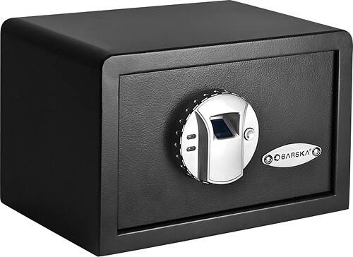 Front. Barska - Biometric Gun Safe - Black.