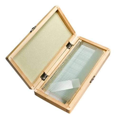 Barska - Blank Microscope Slides (50-Pack) - Larger Front