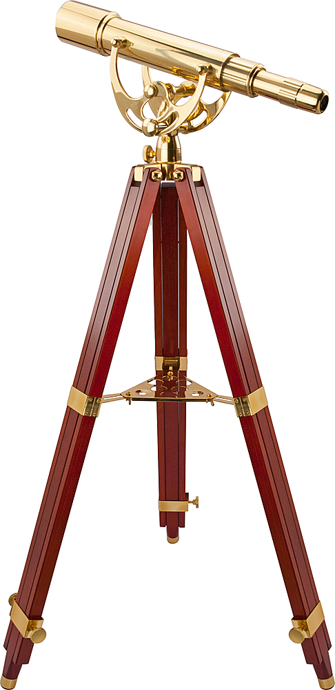 Angle View: Barska 15-45x50 Anchormaster Brass Telescope