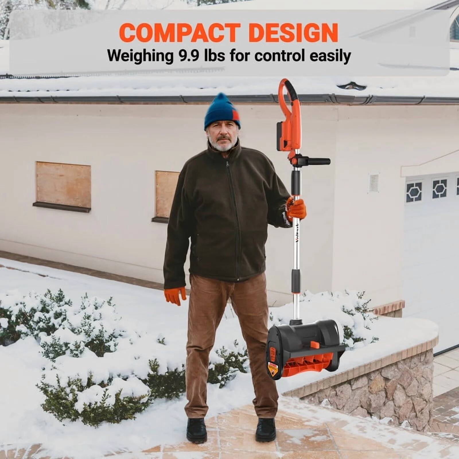 COMPACT DESIGN  
Weighing 9.9 lbs for control easily