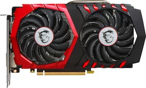 MSI - NVIDIA GeForce GTX 1050 Ti GAMING X BV 4GB GDDR5 PCI Express 3.0 Graphics Card - Black/Red - Front_Zoom