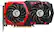 Front. MSI - NVIDIA GeForce GTX 1050 Ti GAMING X BV 4GB GDDR5 PCI Express 3.0 Graphics Card - Black/Red.