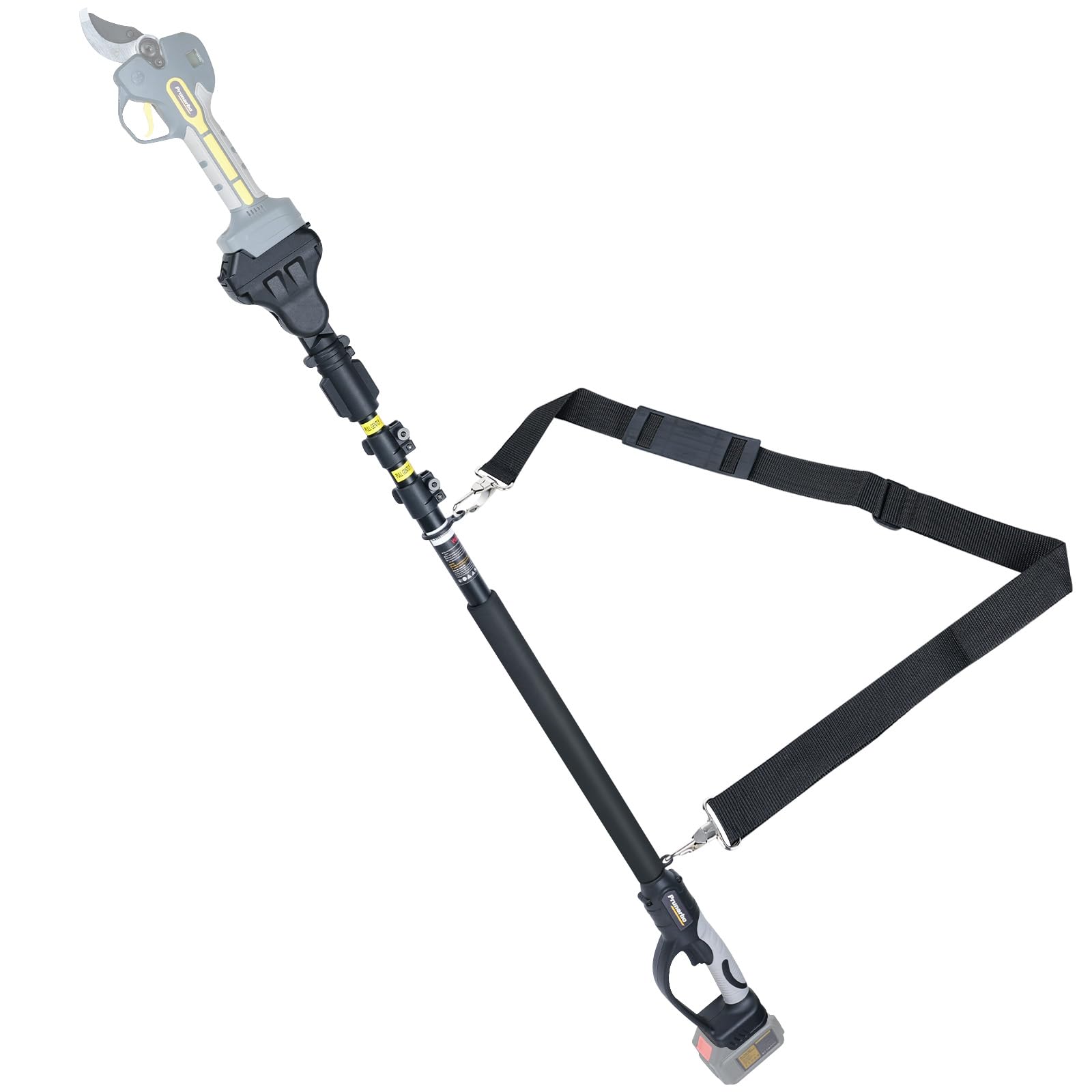 JETRANSPORT - Extendable Pole For Cordless Electric Pruning Shear Telescopic 4.2-8.2 Ft Extension Gardening Tree Pruner Ext - PR-001-Pole