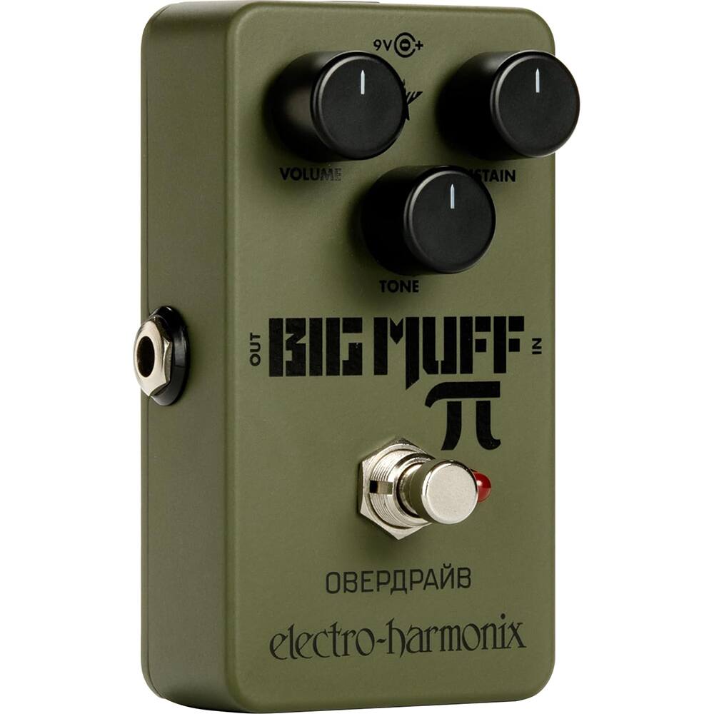 9V  
VOLUME  
TONE  
STAIN  
BIG MUFF π  
OUT  
ОБЕРДАЙВ  
electro-harmonix