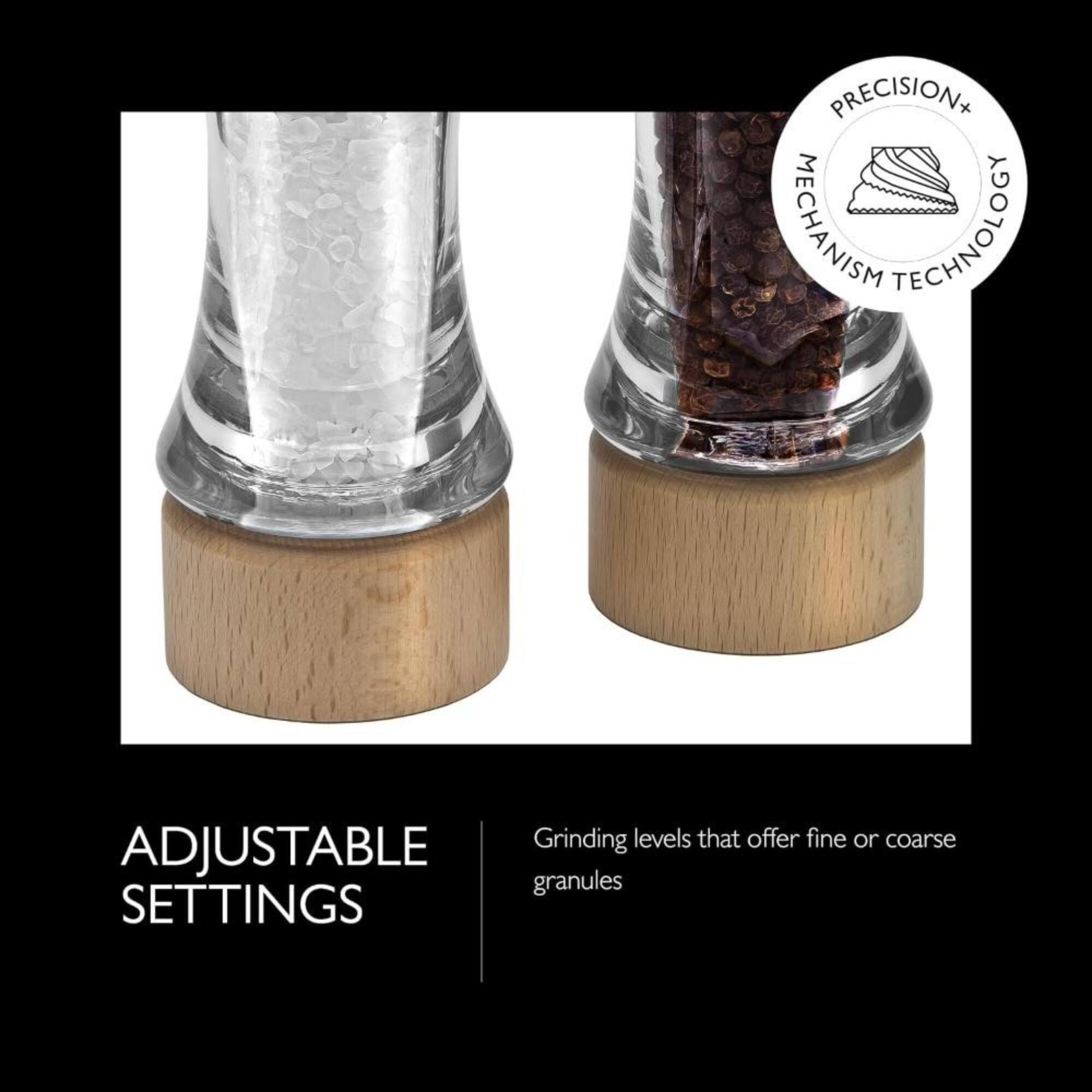 PRECISION+ MECHANISM TECHNOLOGY

ADJUSTABLE SETTINGS

Grinding levels that offer fine or coarse granules