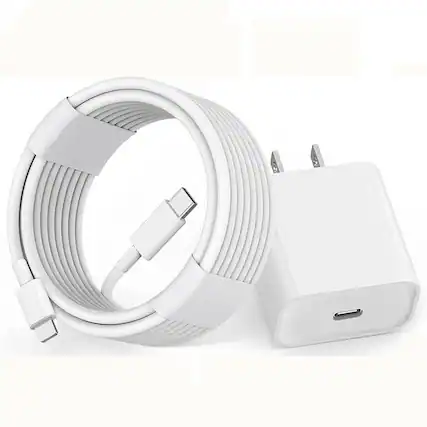Front. Kitcheniva - Premium USB-C to iPhone 20W PD Fast Charging Cable And Wall Charger For IPhone 13 Series 6Ft Pack 1.