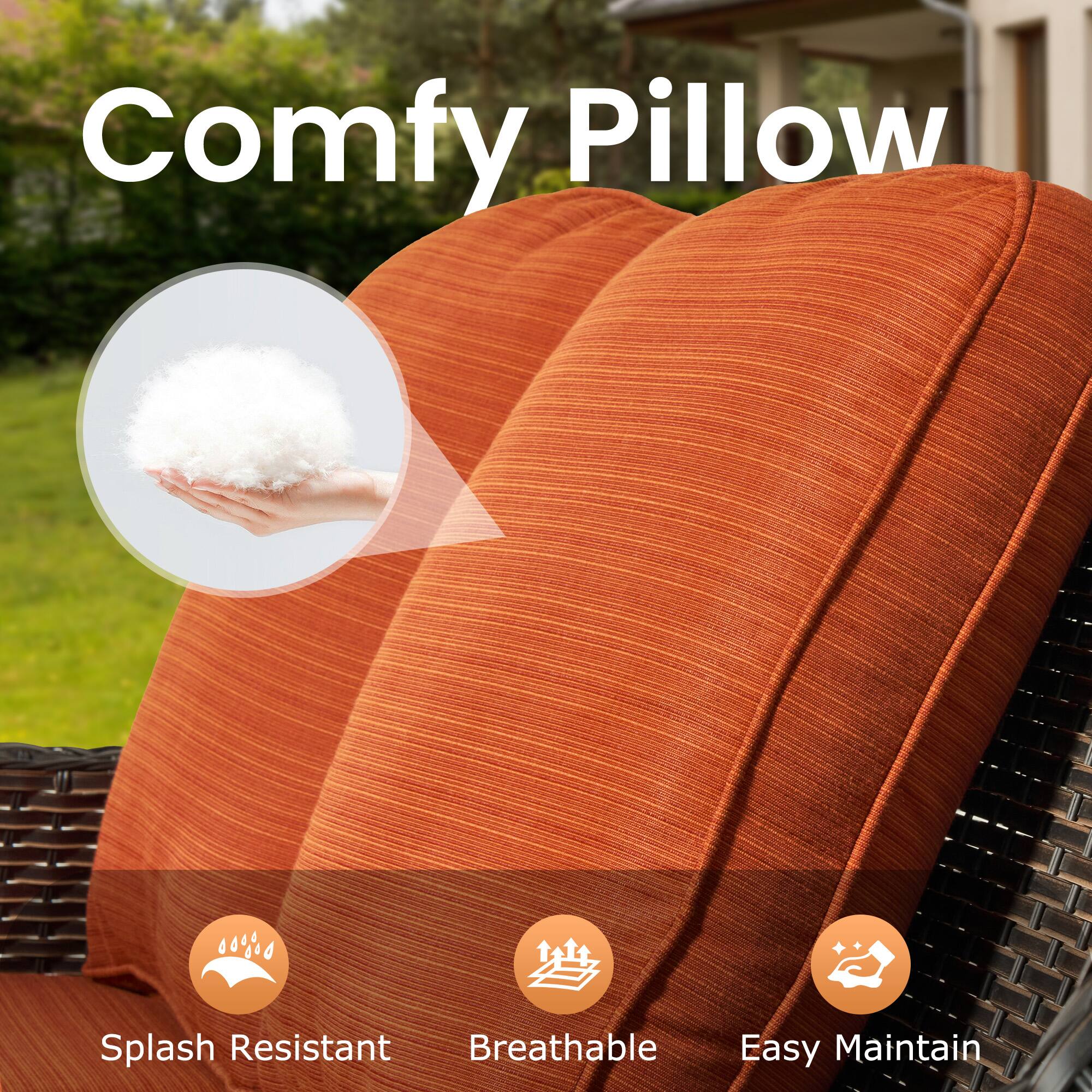 Comfy Pillow

- Splash Resistant
- Breathable
- Easy Maintain