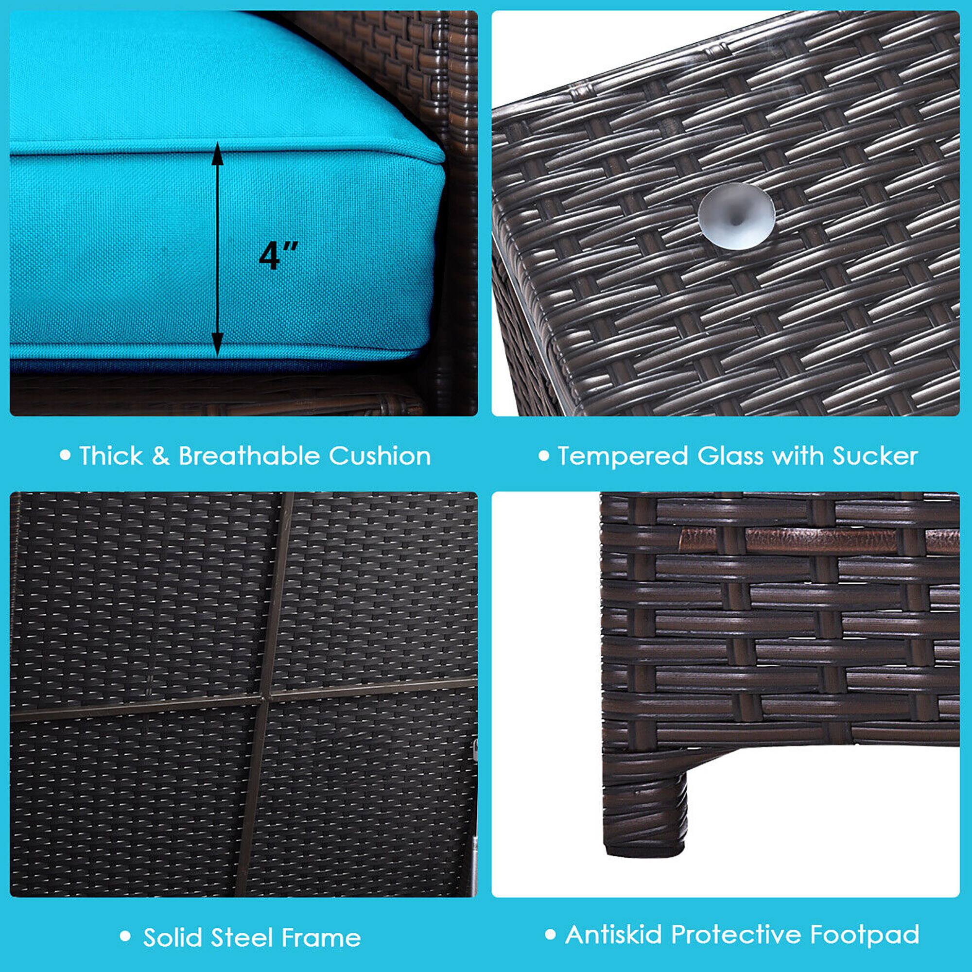 - Thick & Breathable Cushion
- Tempered Glass with Sucker
- Solid Steel Frame
- Antiskid Protective Footpad