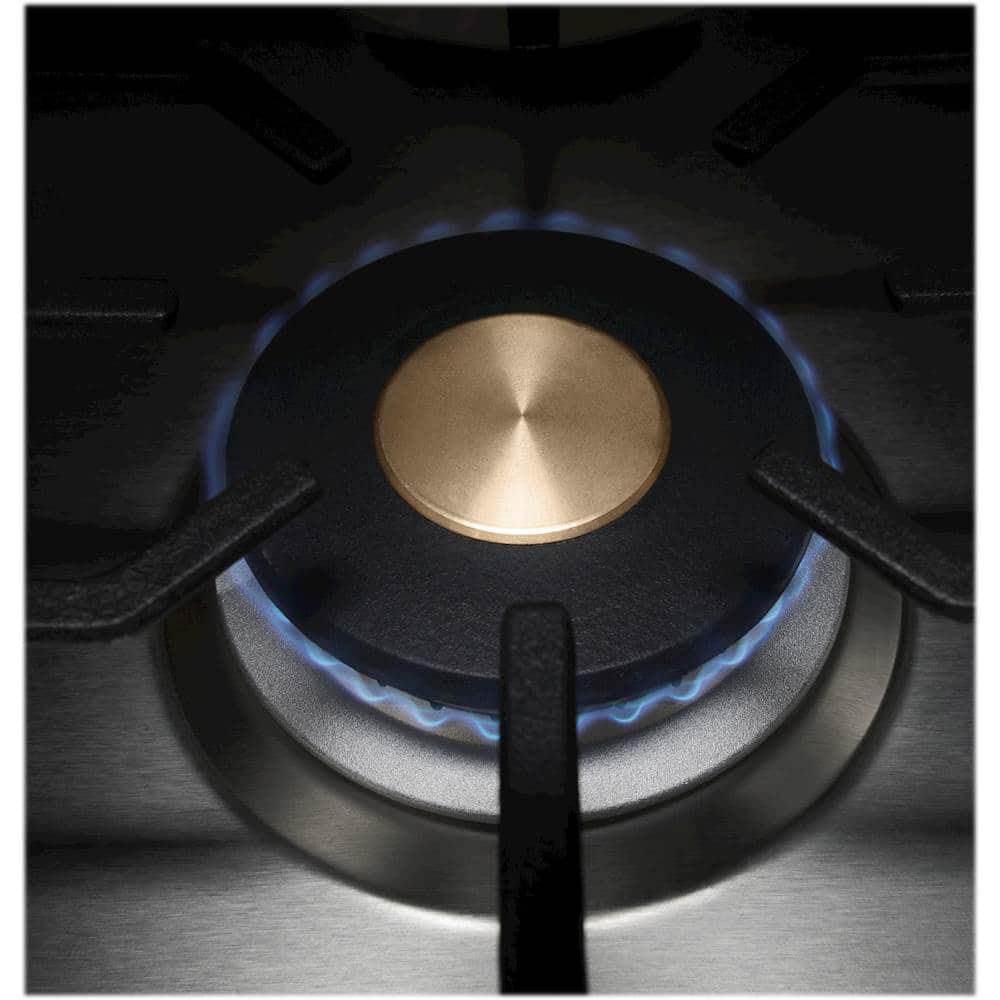 Alt View 12. Monogram - 30" Built-In Gas Cooktop with 5 burners - Stainless Steel.
