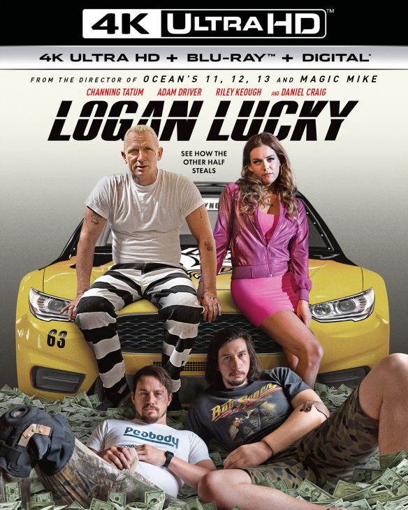  Logan Lucky [Includes Digital Copy] [4K Ultra HD Blu-ray] [2 Discs] [2017]