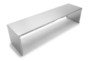 Unbranded - 48" Full Width Duct Cover - Stainless steel - Front_Zoom