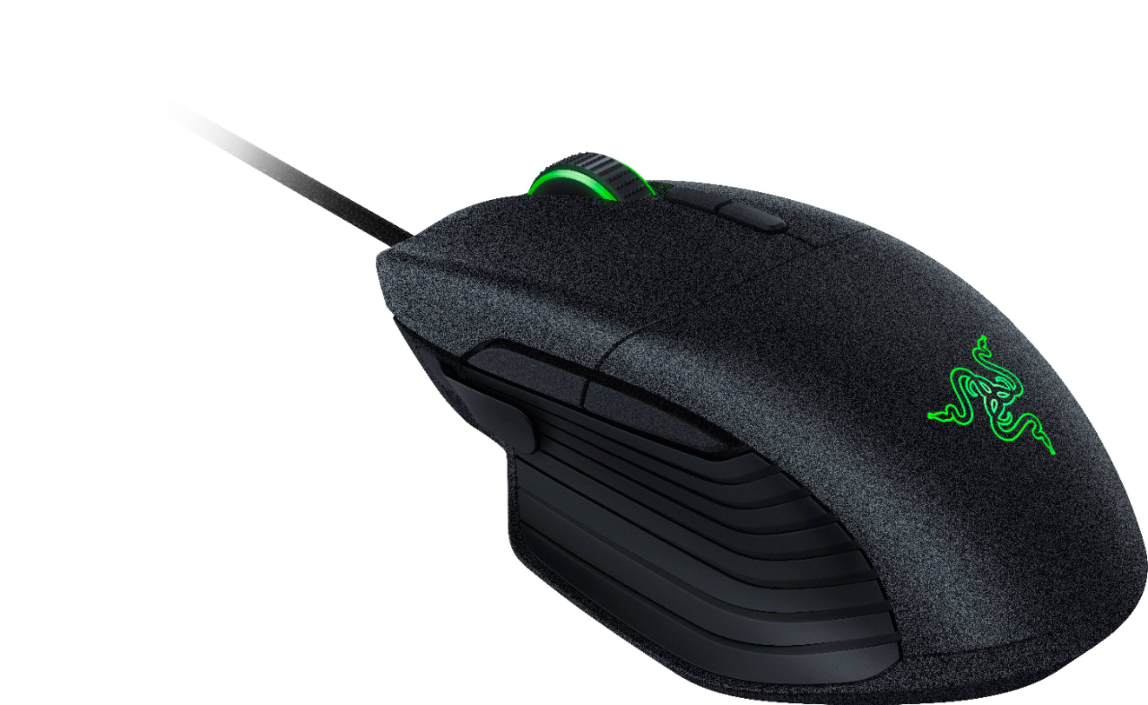 Angle. Razer - Basilisk Wired Optical Gaming Mouse with Chroma Lighting - Black.