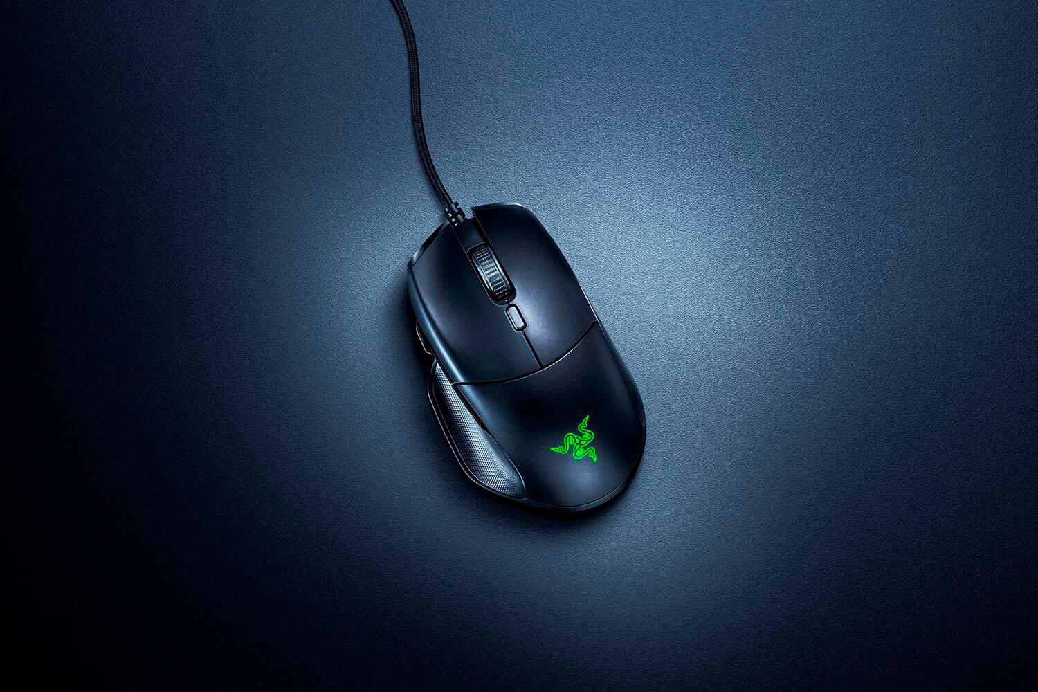 Alt View 16. Razer - Basilisk Wired Optical Gaming Mouse with Chroma Lighting - Black.