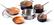 Angle. Gotham Steel - Aluminum Non Stick 10pc Cookware Set - Copper.