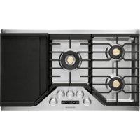 Monogram - 36" Built-In Gas Cooktop with 5 burners - Stainless Steel - Front_Zoom