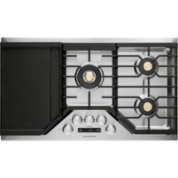 Monogram - 36" Built-In Gas Cooktop with 5 burners - Stainless steel - Front_Zoom