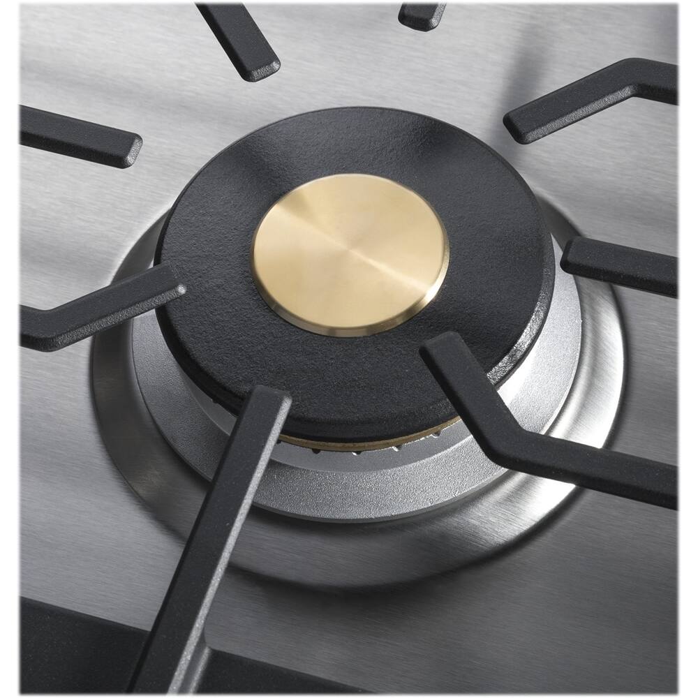 Alt View 14. Monogram - 36" Built-In Gas Cooktop with 5 burners - Stainless Steel.